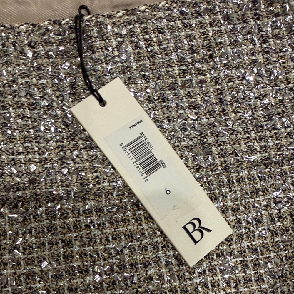 Banana Republic Coleta Tinsel Miniskirt | Size 6 NWT - Picture 5 of 6